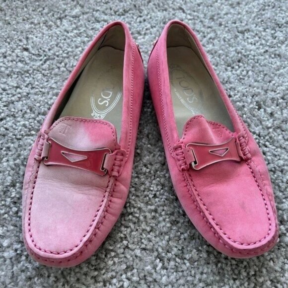 Tod's Women's Pink Leather Loafers - Size 36 (US 6) - Picture 5 of 7